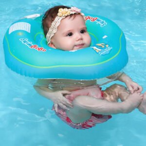 Cute Printed Neck Ring Baby Pool Floats 1