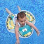 Bear Baby Swim Ring blue