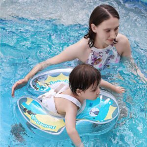 Bear Baby Swim Ring blue 2