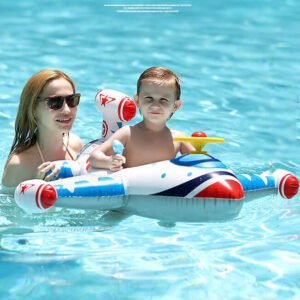 Inflatable Kiddie Pool Floats With Airplane Cartoon Style 3