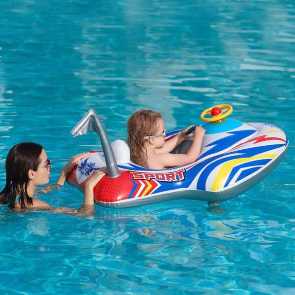 Motorboat Baby Pool Floats 2