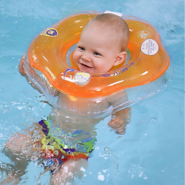 Orange Baby Pool Neck Floats 1