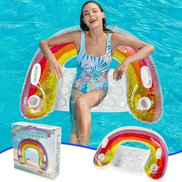 Rainbow Pool Inflatable Floating Chairs 3