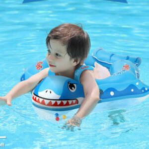 Shark Baby Pool Floats With Shade 3