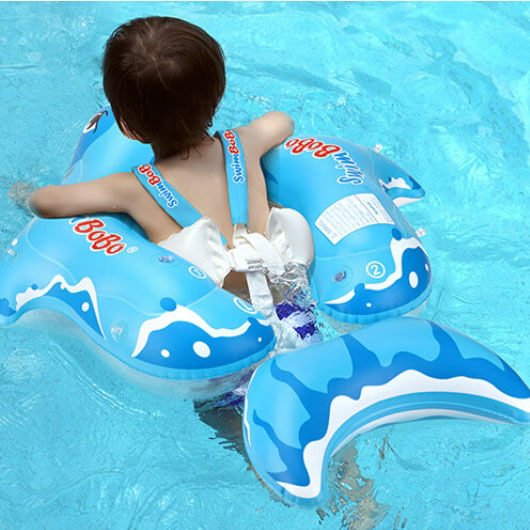 Shark Baby Pool Floats With Shade 4