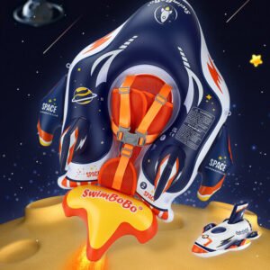 Spaceship Baby Pool Floats With Shade 3