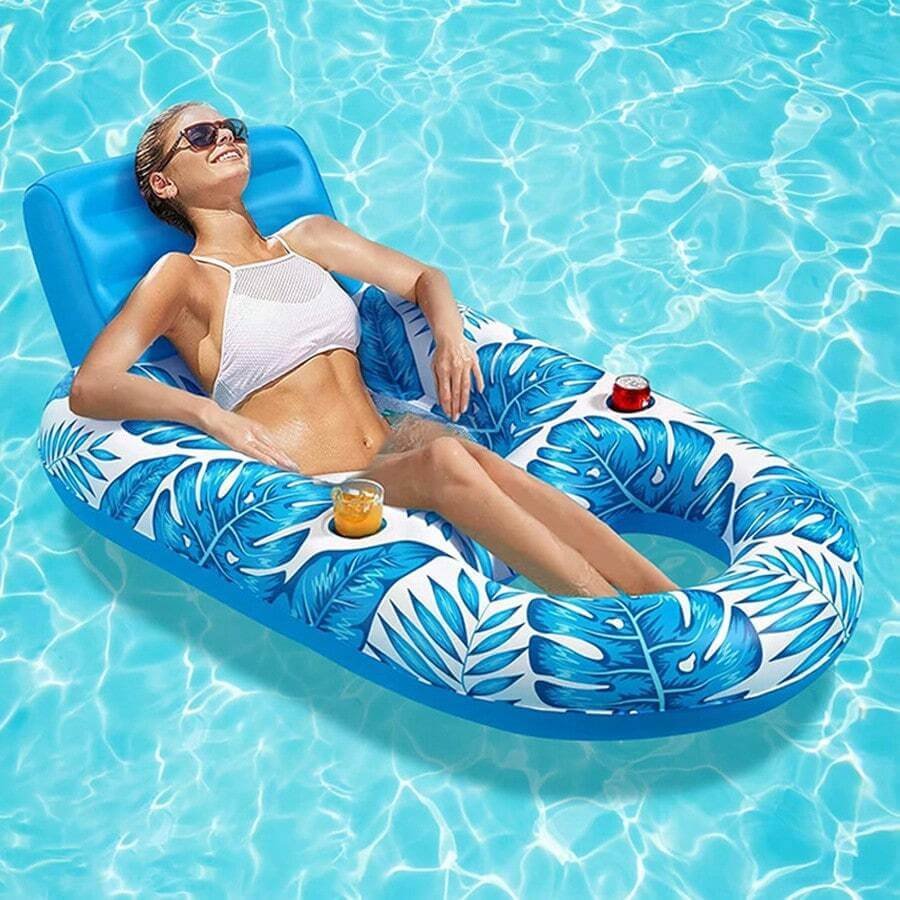 Tropical Print Pool Float Lounge 1