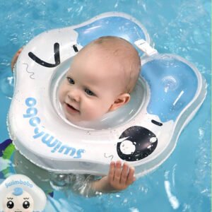 blue Flower Shape Baby Pool Neck Floats 1