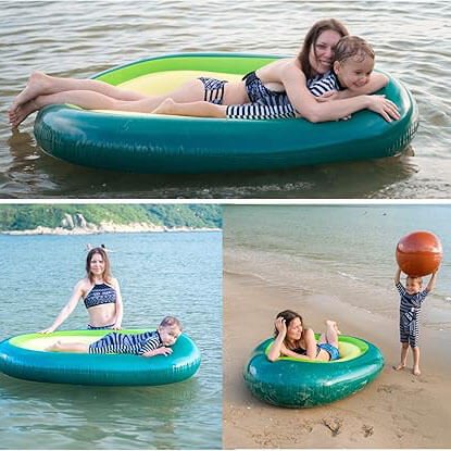 Avocado Fruit Swimming Pool Lounge Float Set 4