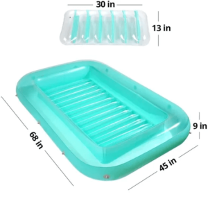 Deluxe Teal Pool Lounge Float Comfort Series 3