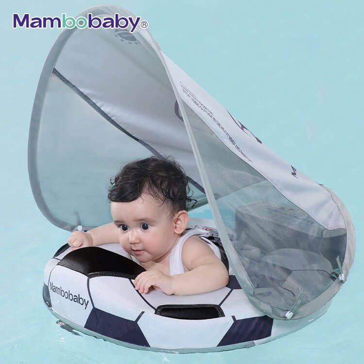 Football Mambobaby Pool Float with Canopy 2