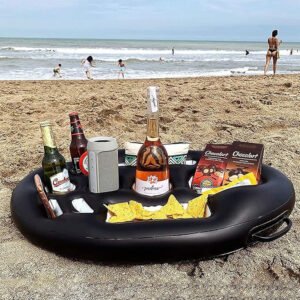 Luxury Black Floating Drinking Holder Party Tray 2