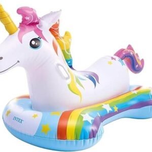 Magical Rainbow Unicorn Pool Float 3