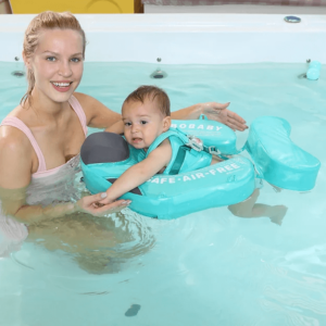 Mambobaby Pool Float With Canopy Green 5