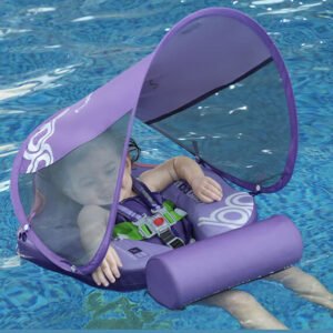 Mambobaby Swim Float With Canopy 1