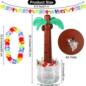 Palm Tree Inflatable Cooler Float 3