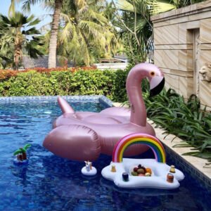 Rainbow Cloud Floating Drink Holder for Pool 3