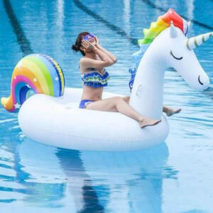 Rainbow Fantasy Unicorn Float for Pool 1