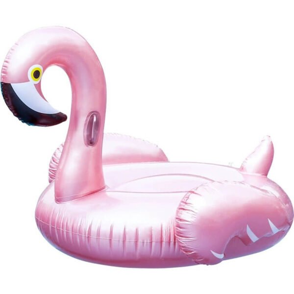 Rose Gold Flamingo Pool Float For Adults 4