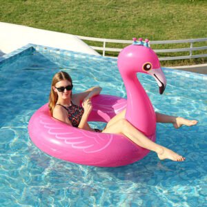 Royal Pink Flamingo Pool Float 1