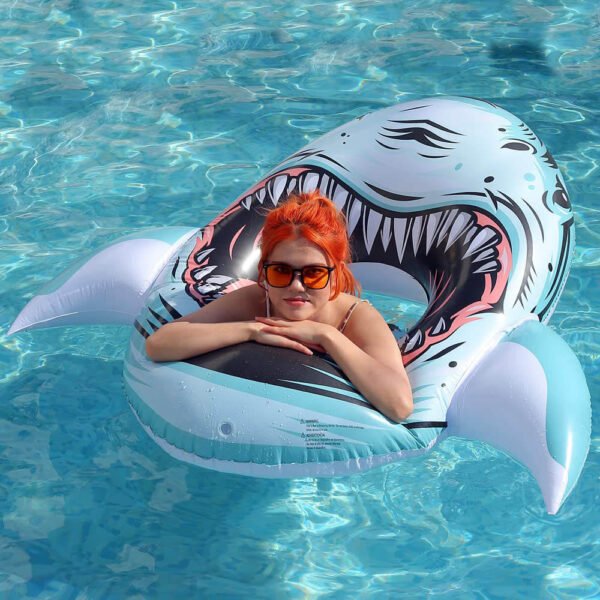 Giant Big Mouth Shark Pool Float 4