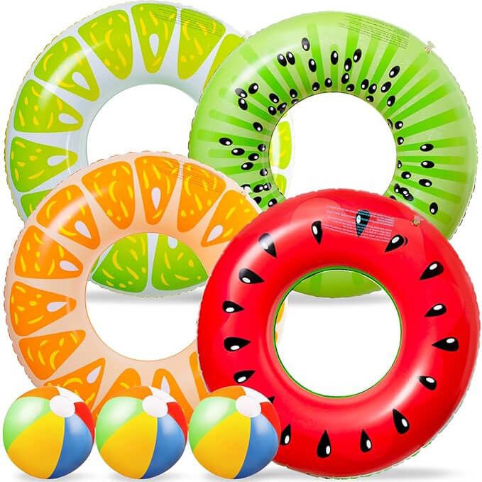 Summer Fruity Fun Pool Rings 1