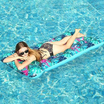 Tropical Paradise Floating Pool Lounger 2